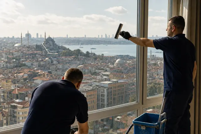 Başakşehir cam silme ve temizliği sonrası: Pencere camı temizlik öncesi ve sonrası